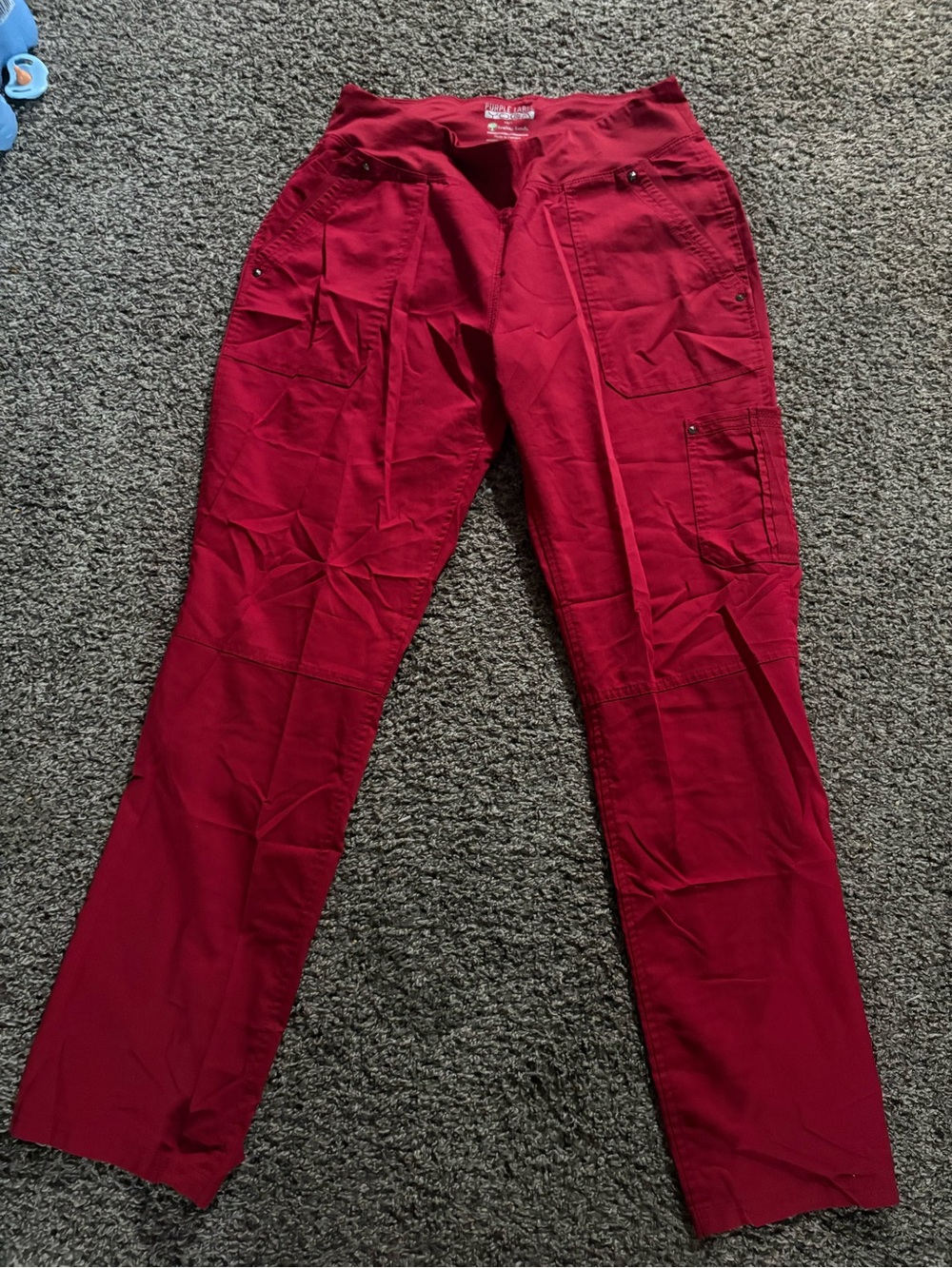 Women’s Healing Hands Red Scrub Pants